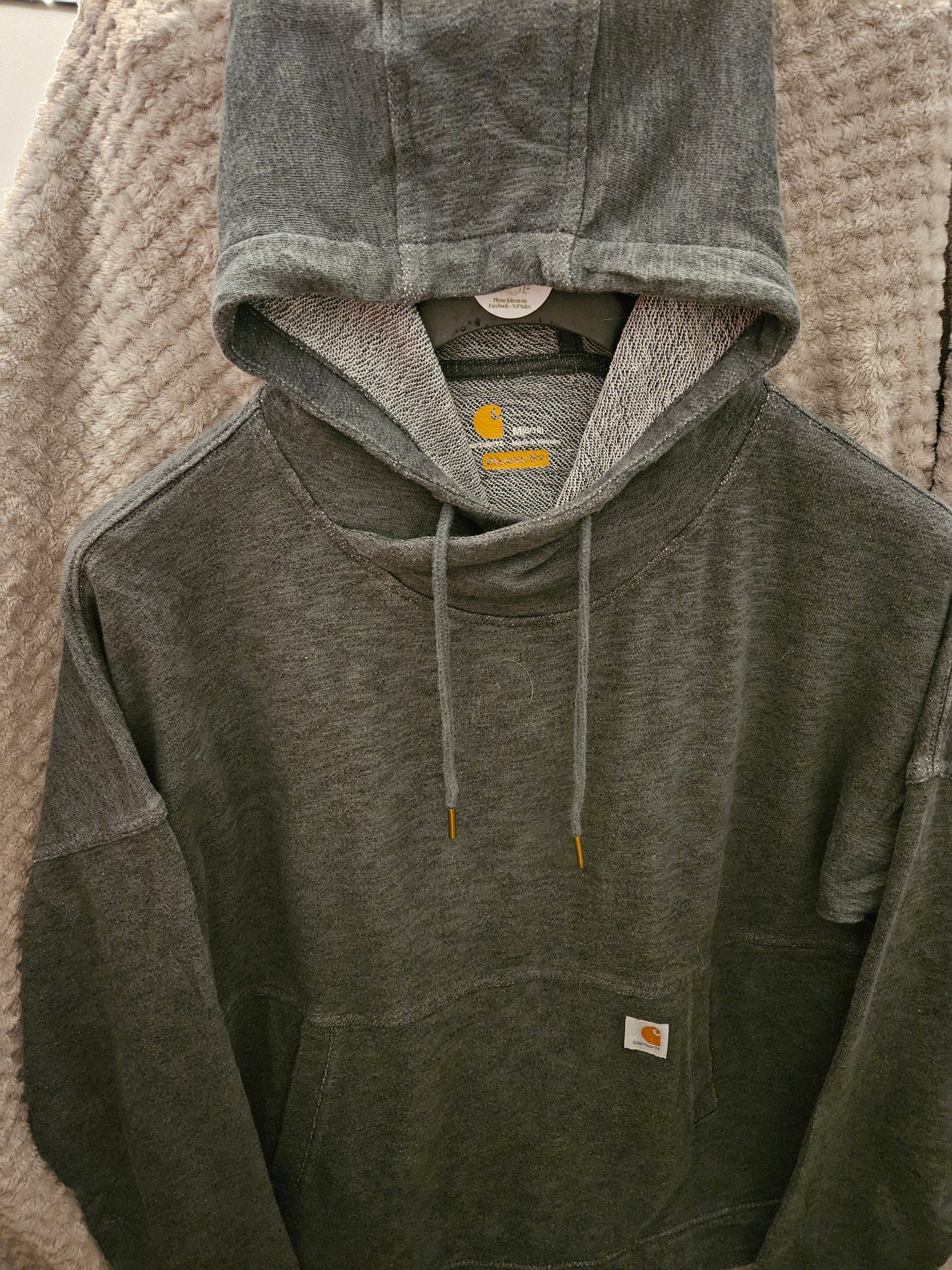 Womens vintage carhartt hoodie pull over size medium